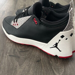 Nike Jordan ADG 2 Black University Red Men's Golf Shoes CT7812-001 Size 14